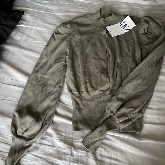 Brand NWT open front Zara sweater